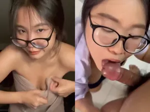Học sinh nữ mút cây hàng đá trứng cút điêu luyện