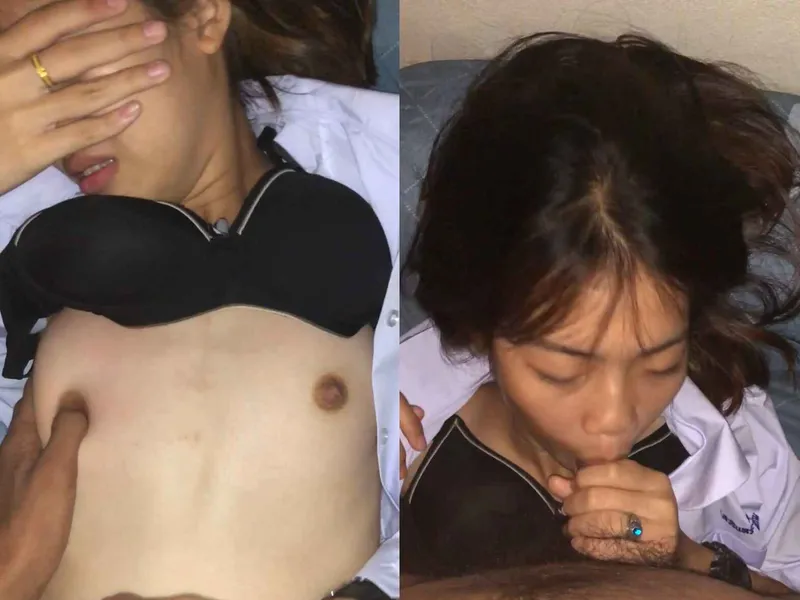 Huấn luyện em ghệ sinh viên thành một con đỹ dâm nghiện liếm chuối p1